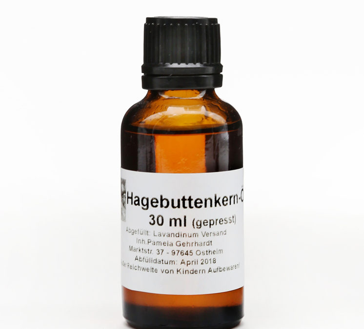 Hagebuttenkernöl, gepresst 30ml, fettes Öl
